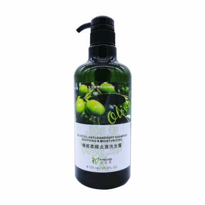 Whosale Olive SOOTHING MOISTURIZING private label oil control anti-dandruff shampoo